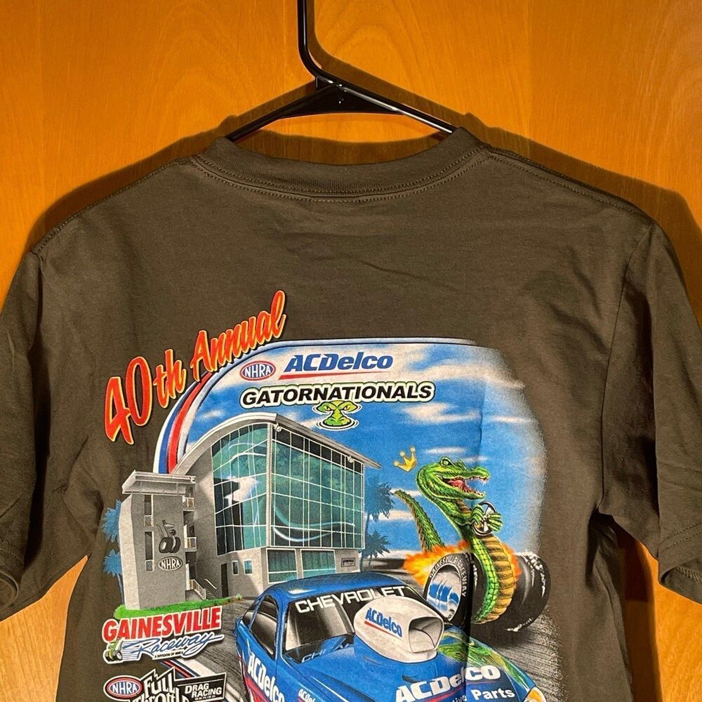 NEW Anvil Shirt Mens Small 40th Annual 2009 NHRA Gator Nationals Drag Racing - Picture 8 of 10